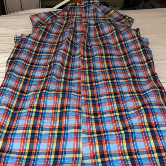 urban outfitters // zooey workwear multicolor romper nwot - Picture 13 of 13